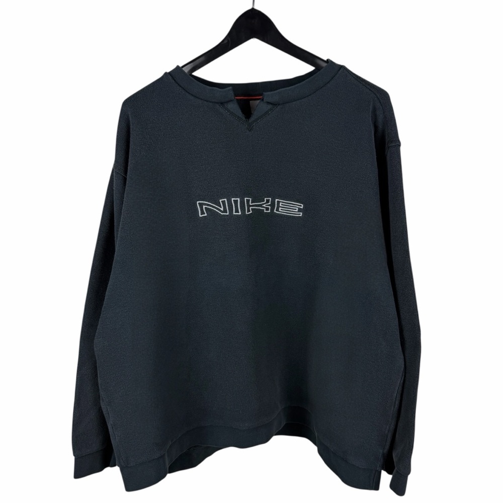 Vintage Y2K Nike Embroidered Spellout Pullover Streetwear Sweatshirt Size 2XL